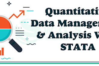 clean and analyze data using stata for research projects