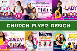 do impactful church flyers, event flyers, and postcards for social media use