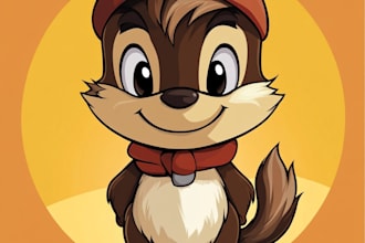 make unique mascot cartoon design