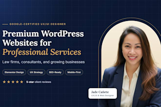 design a premium wordpress elementor website