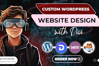 create fast, responsive wordpress website with divi, woocommerce and elementor