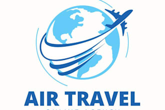 do a gorgeous aerospace logo in illustrator design
