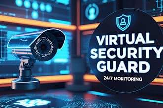 provide 24h virtual security guard services for airbnb and property protection