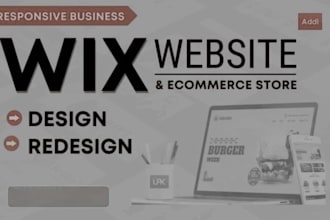 create or redesign your wix website blog booking system SEO or landing page