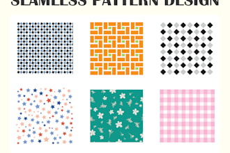 design unique, seamless vector patterns for your brand