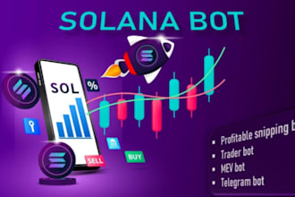 develop pumpfun, mev, sandwich, sniper, volume, eth and solana, bot