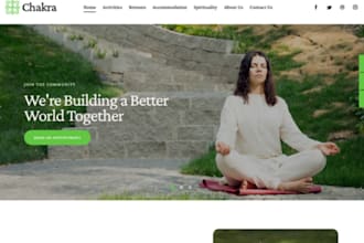 build squarespace metaphysical spiritual website hoslistic healer yoga website