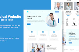 create modern responsive website UI designs for mobile and desktop