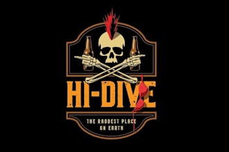 design unique beer bar branding logo