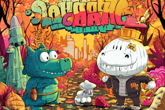 draw doodle art illustration designs on any topic