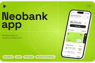 build neobank app, money transfer app, payment app, bill splitting app