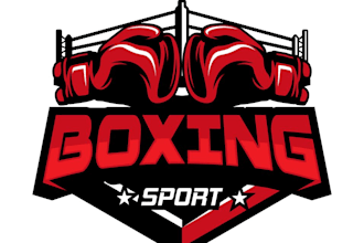 design a unique boxing logo with original concept
