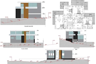 architect 2d floor plans , and permit drawings in autocad