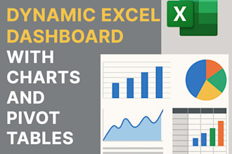 create dynamic excel dashboards with charts and pivot tables
