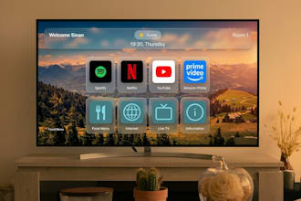 develop and design launcher tv app