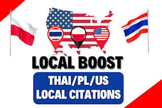 do poland thailand and USA local citations to boost local SEO