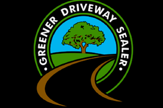 design natural eco friendly driveway sealer logo