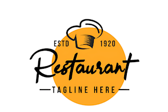 do food, bbq, cafe, coffee shop and restaurant logo