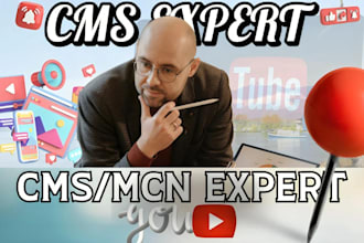 obtain and secure youtube cms, mcn account for personal and brand, seo, cash cow