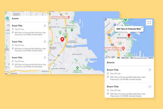build an interactive events map plugin for your wix website
