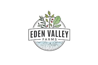 design stand out eden valley farms logo