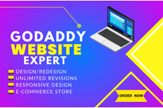 professionally design your godaddy website