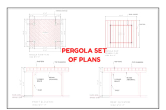 2d house plans, deck, patio, pergola, shed and porch design