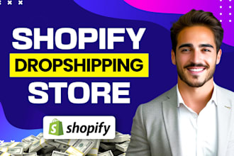 build shopify store design, create shopify dropshipping store or shopify website