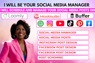 schedule post and manage your social media post on buffer  hootsuite and loomly