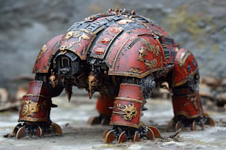 draw your favorite warhammer 40k character