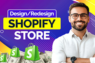 create shopify dropshipping store build shopify website shopify store design