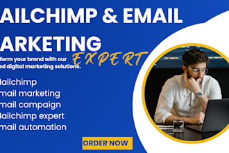 do mailchimp email campaign setup design with automation
