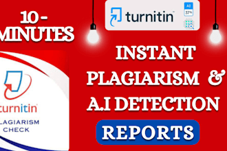 give you urgent plagiarism reports and ai checks for your documents
