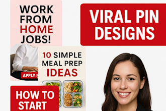 design viral and branded pinterest pins with SEO to boost your traffic