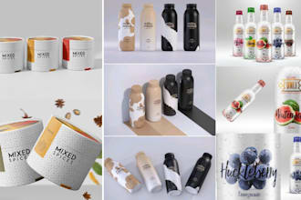 design or redesign minimalist food packaging, box and product cbd label design
