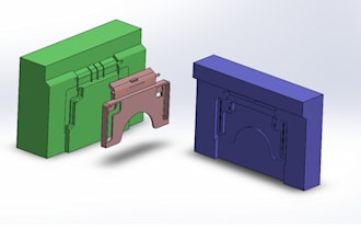 design core and cavity for injection mold