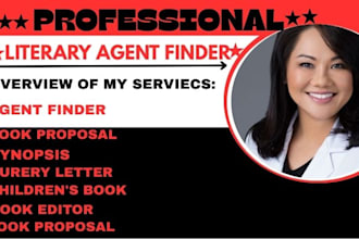 find literary agents for fiction book query letter children book screenplay