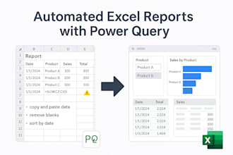 automate your excel report using power query