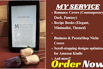 do kindle book cover design romance book cover deisgn recipe cover romance cover