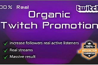 do twitch channel promotion to boost live viewers, twitch growth
