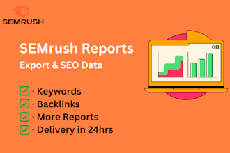 export SEO reports keywords backlinks audit and more