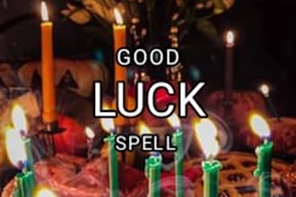 cast a powerful good luck spell, job spell and remove evil debt spirit