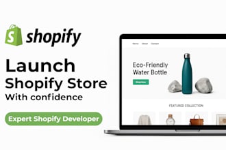 create shopify store or one product shopify website