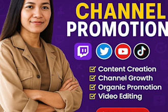 promote my twitch channel to increase live viewers and boost awareness, helping