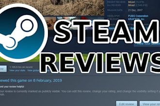test and review your game on steam or another platform on PC