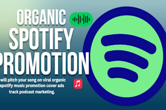 pitch your song on viral organic spotify music promotion cover ads track podcast