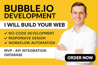 build or fix your bubble app, bubble io developer for saas or mvp