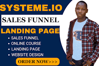 create systeme io sales funnel, systeme io landing page, systeme io sales funnel