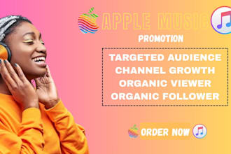 promote your apple music itunes sportify apple music playlist soundclound music