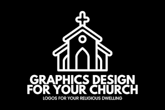 do brand logo for church and beautiful fliers
